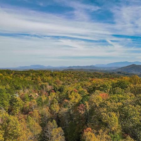 View! Cozy, Private, Fireplace, Hot Tub Log Cabin, Honeymoon! Сивиървил Екстериор снимка