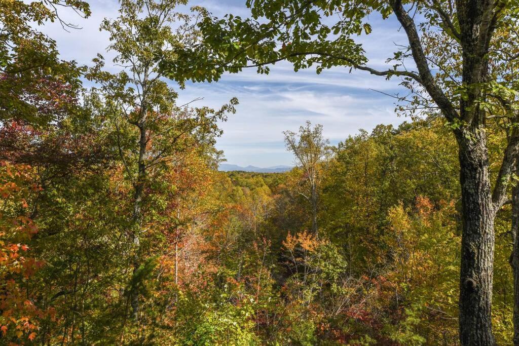 View! Cozy, Private, Fireplace, Hot Tub Log Cabin, Honeymoon! Сивиървил Екстериор снимка